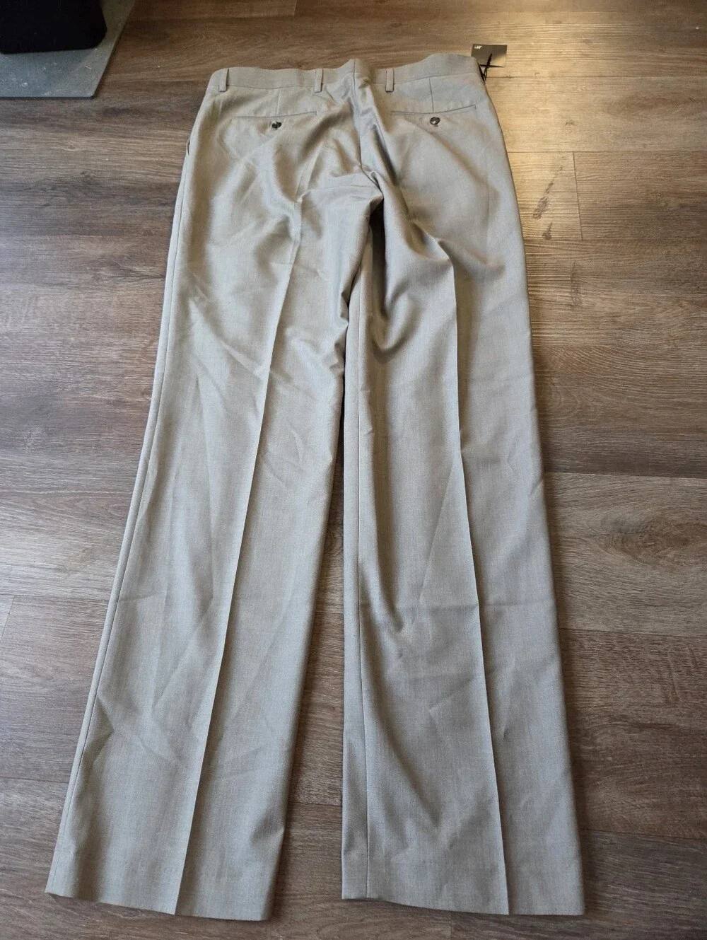 NWT J. Ferrar Tan/Beige Dress Pants Slacks Flat Front Size 34x34. Brand new